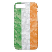 Vlag van Ierland met een shamrockpatroon Case-Mate iPhone Case (Achterkant)