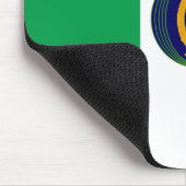 Vlag van Ierland met wapenschild Muismat (Hoek)