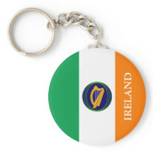 Vlag van Ierland met wapenschild