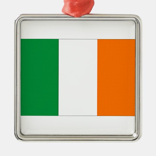 Vlag van Ierland Metalen Ornament (Voorkant)