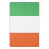 vlag van Ierland Mini Klembord (Achterkant)