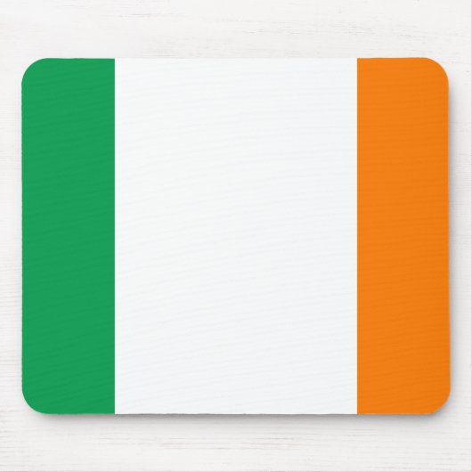 Vlag van Ierland Mousepad Muismat (Voorkant)