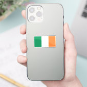 Vlag van Ierland op maat gesneden Sticker (Telefoon)