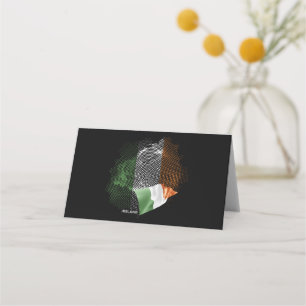 Vlag van Ierland Plaatskaartje