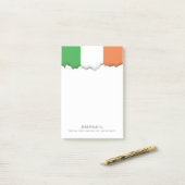 Vlag van Ierland Post-it® Notes (Op bureau)