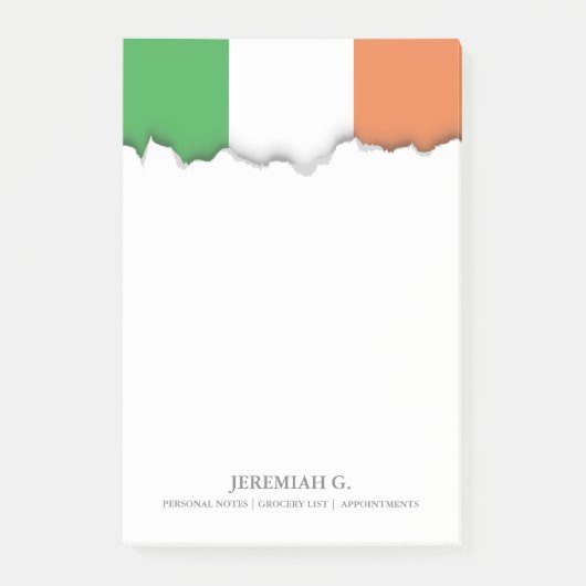 Vlag van Ierland Post-it® Notes (Voorkant)