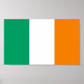 Vlag van Ierland Poster (Voorkant)