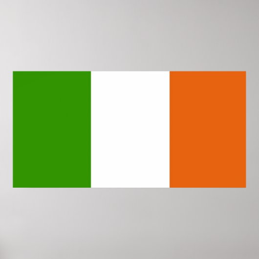 Vlag van Ierland Poster (Voorkant)