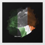 Vlag van Ierland Raamsticker (Vel)
