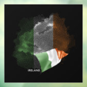 Vlag van Ierland Raamsticker (Vel 3)