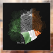 Vlag van Ierland Raamsticker (Vel 2)
