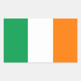 Vlag van Ierland Rechthoek Sticker