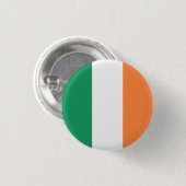 Vlag van Ierland Ronde Button 3,2 Cm (Voorkant /achterkant)