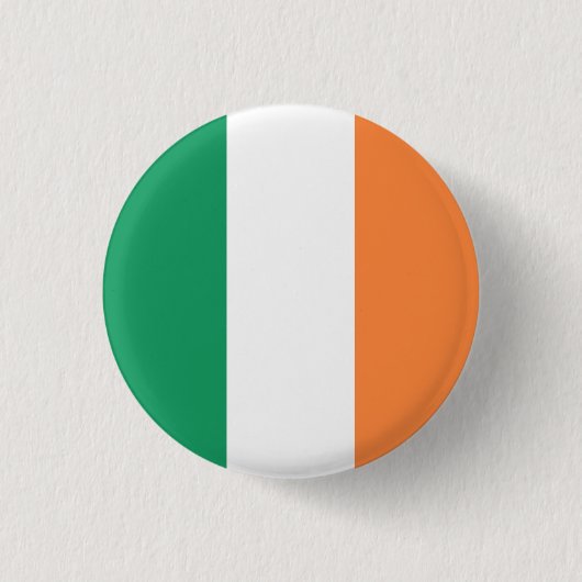 Vlag van Ierland Ronde Button 3,2 Cm (Voorkant)