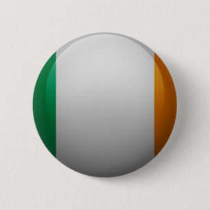 Vlag van Ierland Ronde Button 5,7 Cm
