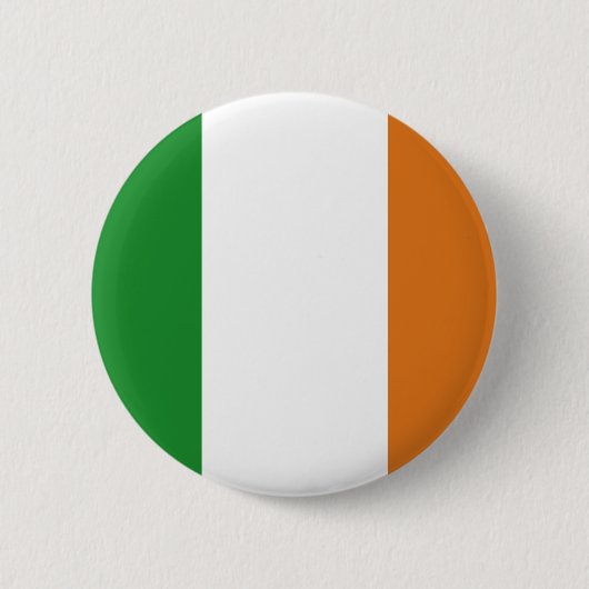 Vlag van Ierland Ronde Button 5,7 Cm (Voorkant)