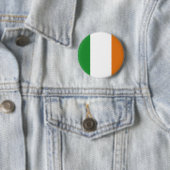Vlag van Ierland Ronde Button 5,7 Cm (In situ)