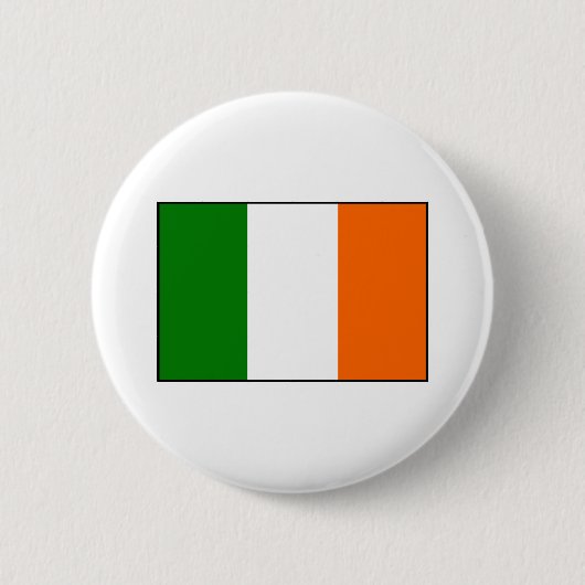 Vlag van Ierland Ronde Button 5,7 Cm (Voorkant)