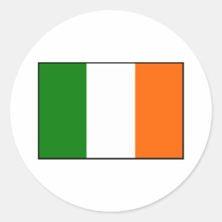 Vlag van Ierland Ronde Sticker