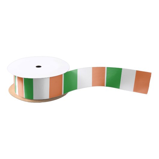 Vlag van Ierland Satijnen Lint (Spoel)