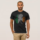  vlag van Ierland Shamrock T-shirt (Voorkant volledig)
