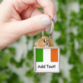 Vlag van Ierland Sleutelhanger (Hand)