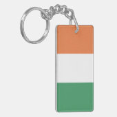Vlag van Ierland Sleutelhanger (Voorkant Links)