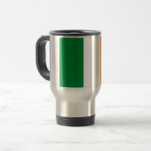 Vlag van Ierland/St. Patrick's Day Reisbeker (Voorkant links)
