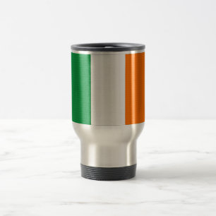 Vlag van Ierland/St. Patrick's Day Reisbeker