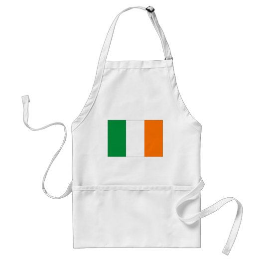 Vlag van Ierland/St. Patrick's Day Standaard Schort (Voorkant)