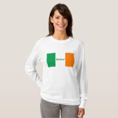 Vlag van Ierland/St. Patrick's Day T-shirt (Voorkant volledig)