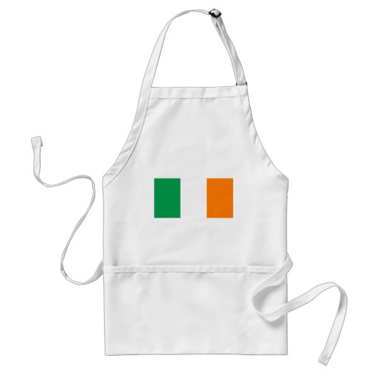 Vlag van Ierland Standaard Schort (Voorkant)