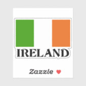 Vlag van Ierland Sticker (Vel)