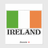Vlag van Ierland Sticker (Vel)