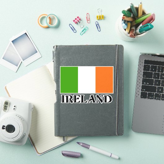 Vlag van Ierland Sticker (iPad Cover)