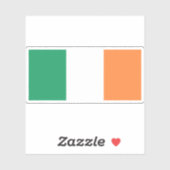 Vlag van Ierland Sticker (Vel)