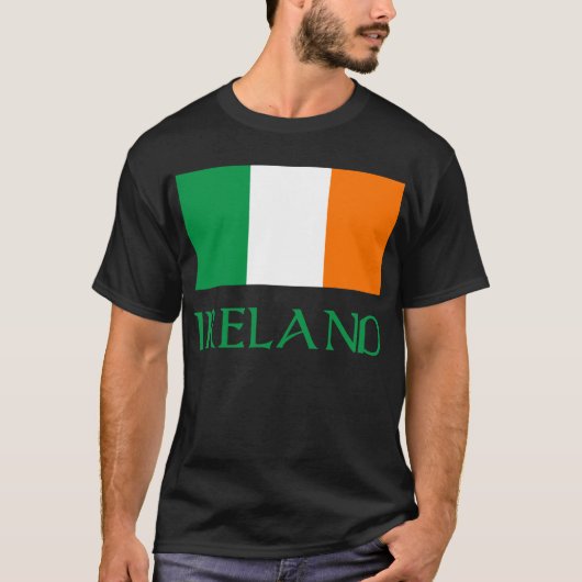 Vlag van Ierland T-shirt (Voorkant)