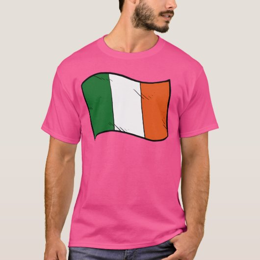vlag van Ierland T-shirt (Voorkant)