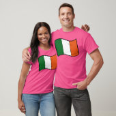 vlag van Ierland T-shirt (Unisex)