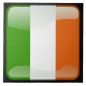 Vlag van Ierland Tegeltje (Voorkant)