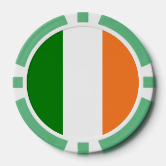 Vlag van Ierland Totaal Poker Chips