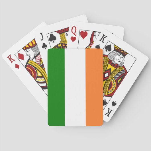 Vlag van Ierland Totaal Pokerkaarten (Achterkant)