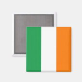 Vlag van Ierland Tricolore Magneet (Voorkant / Achterkant)