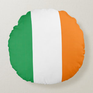 Vlag van Ierland Tricolore Rond Kussen