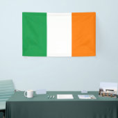 Vlag van Ierland Tricolore Spandoek (Beurs)