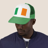 vlag van Ierland Trucker Hat Pet (In situ)