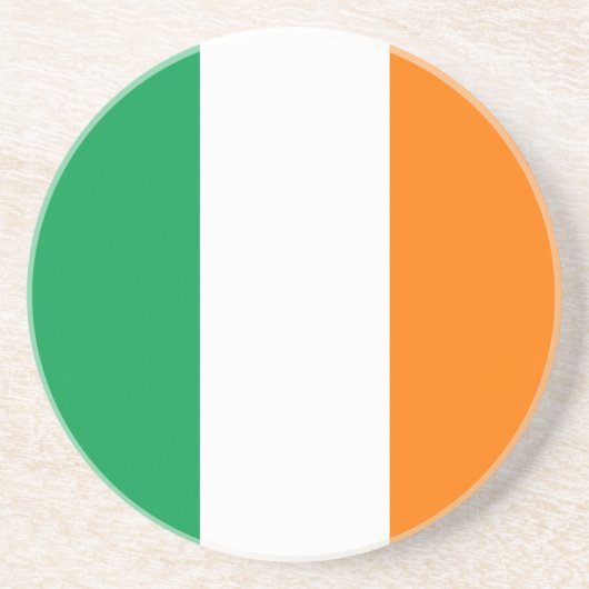 Vlag van Ierland Zandsteen Onderzetter (Voorkant)