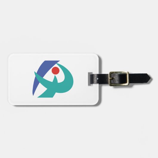 Vlag van Iga, Mie, Japan Bagagelabel (Voorkant horizontaal)