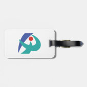 Vlag van Iga, Mie, Japan Bagagelabel (Achterkant horizontaal)