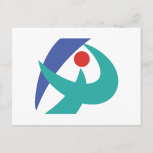 Vlag van Iga, Mie, Japan Briefkaart